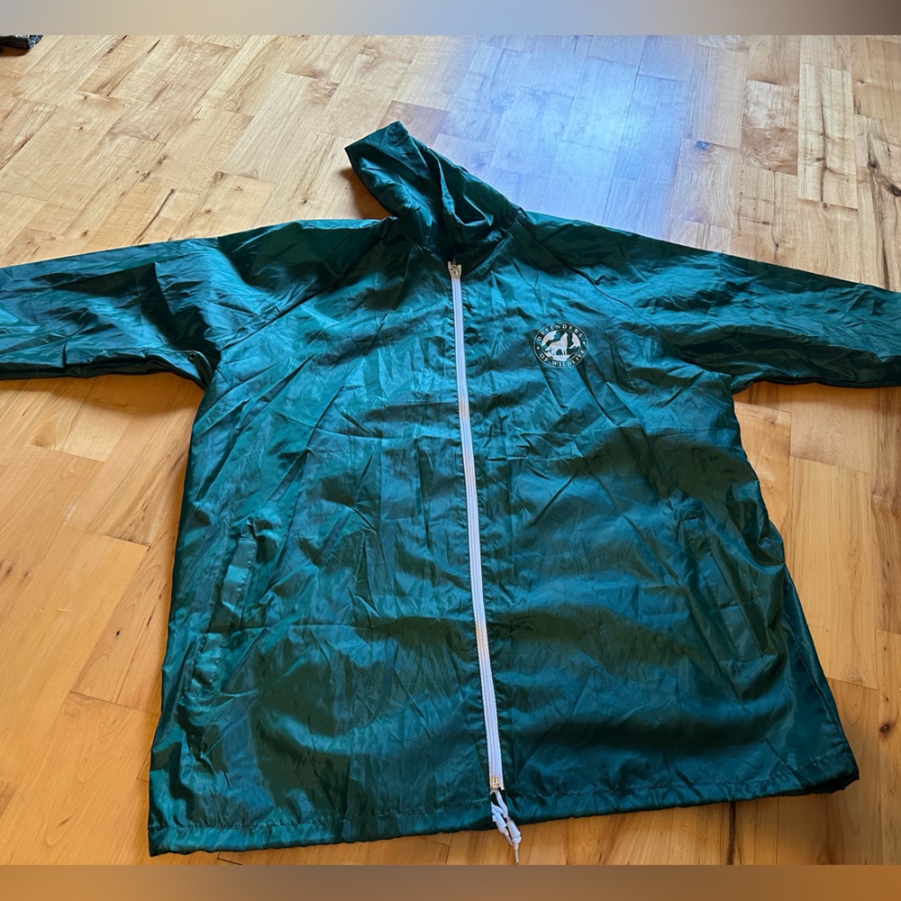 Emerald Green Rain Jacket